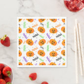 Feestelijke Jack-O'-Lantern servetten (Insitu)