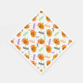 Feestelijke Jack-O'-Lantern servetten (Hoek)