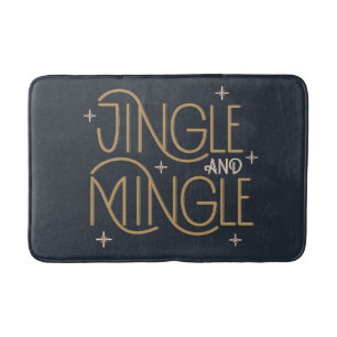 Feestelijke Jingle en Mingle Holiday Design Badmat