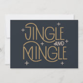 Feestelijke Jingle en Mingle Holiday Design Kaart (Voorkant)