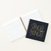 Feestelijke Jingle en Mingle Holiday Design Notitieboek (Binnen)