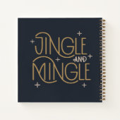 Feestelijke Jingle en Mingle Holiday Design Notitieboek (Achterkant)