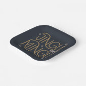 Feestelijke Jingle en Mingle Holiday Design Papieren Bordje (Gebogen)