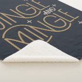 Feestelijke Jingle en Mingle Holiday Design Sherpa Deken (3/4)