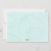 Feestelijke Joy Waterverf Modern Flat Holiday Kaar Feestdagenkaart (Achterkant)