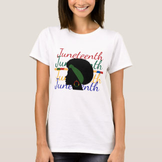 Feestelijke Juneteenth T-shirt