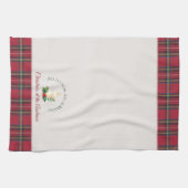 Feestelijke kaars Aangepaste Gepersonaliseerde Naa Theedoek (Horizontaal)