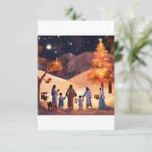 Feestelijke Kaart Boutique (Staand voorkant)