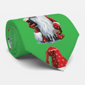 Feestelijke Kabouter met een Glas Ierse Droge Stou Stropdas (Opgerold)