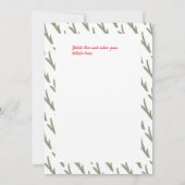 Feestelijke kabouters Merry Little Christmas Party Kaart (Achterkant)