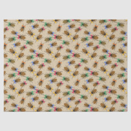 Feestelijke kakkerlakken met kerstbogen tissuepapier