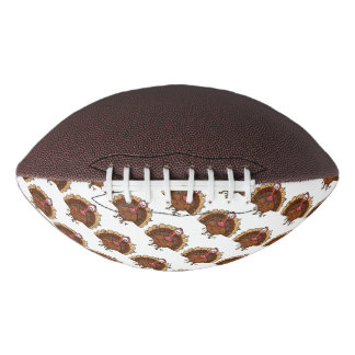 Feestelijke kalkoen met slingerlichtjes american football