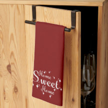 Feestelijke kalligrafie en sterren 'Home Sweet Hom