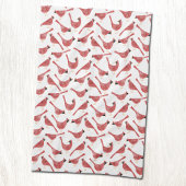 Feestelijke Kardinaal Vogel Waterverf Theedoek