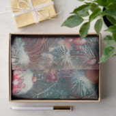 Feestelijke Kardinalen Rustieke Woodland Decoupage Tissuepapier (Geschenk)