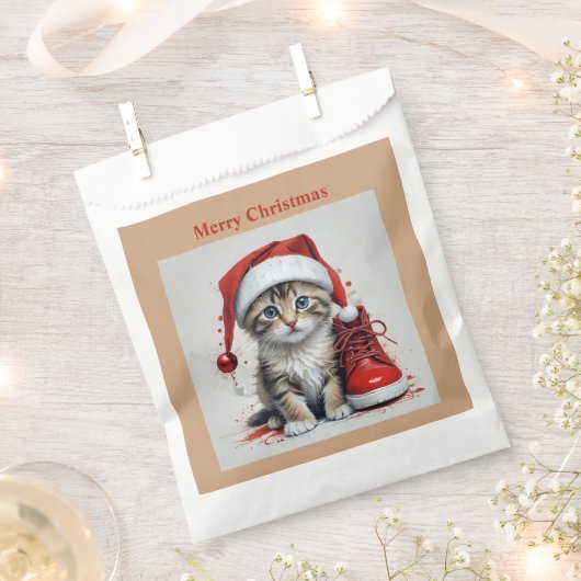 Feestelijke katten in kerstkostuums - Holiday Vibe Bedankzakje (Geknipt)