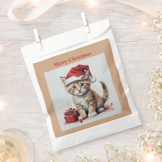 Feestelijke katten in kerstkostuums - Holiday Vibe Bedankzakje (Geknipt)