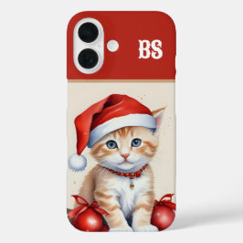 Feestelijke katten in kerstkostuums - Holiday Vibe iPhone 16 Hoesje
