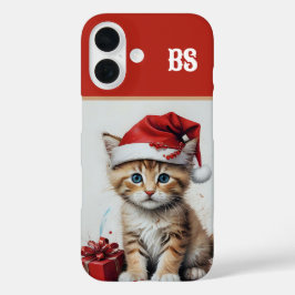 Feestelijke katten in kerstkostuums - Holiday Vibe iPhone 16 Hoesje