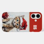 Feestelijke katten in kerstkostuums - Holiday Vibe Case-Mate iPhone Case (Achterkant (horizontaal))