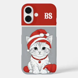 Feestelijke katten in kerstkostuums - Holiday Vibe iPhone 16 Hoesje