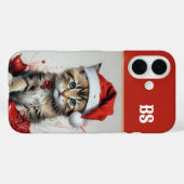 Feestelijke katten in kerstkostuums - Holiday Vibe Case-Mate iPhone Case (Achterkant (horizontaal))