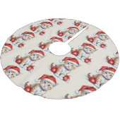 Feestelijke katten in kerstkostuums - Holiday Vibe Kerstboom Rok (Gekanteld)