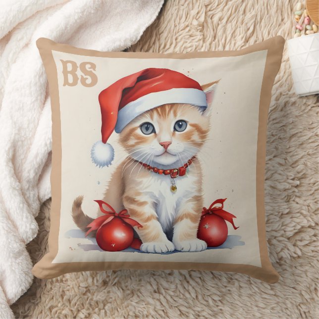 Feestelijke katten in kerstkostuums - Holiday Vibe Kussen (Deken)