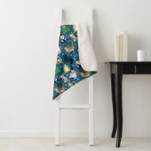 Feestelijke katten in kerstkostuums patroon sherpa deken (In situ)