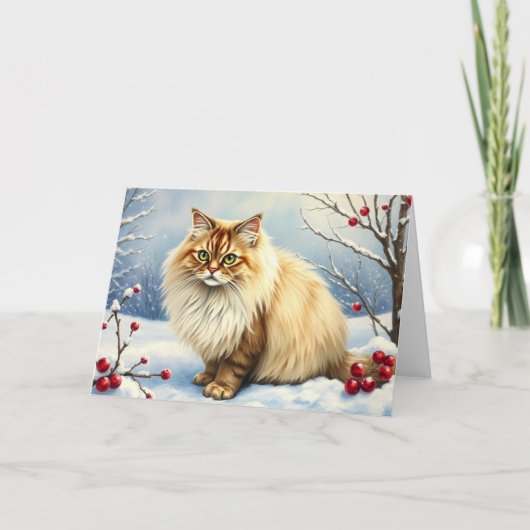Feestelijke katten Kaart (Voorkant)