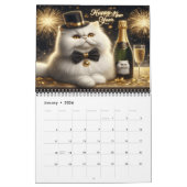 Feestelijke katten voor elke speciale maand 20XX Kalender (Jan 2026)
