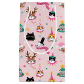 Feestelijke Kattengezichten in Vakantie Petten Pat Klein Cadeauzakje (Voorkant)