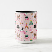 Feestelijke Kattengezichten in Vakantie Petten Pat Mok (Midden)