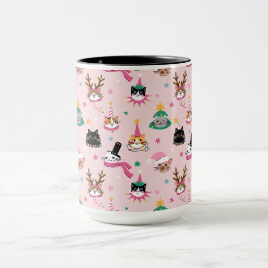 Feestelijke Kattengezichten in Vakantie Petten Pat Mok (Midden)