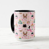 Feestelijke Kattengezichten in Vakantie Petten Pat Mok (Voorkant links)