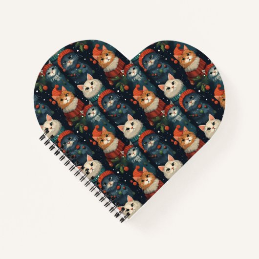 Feestelijke Kattenvakantie Notitieboek (Voorkant)