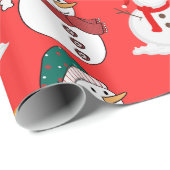 Feestelijke Kerst Achtergrond Cadeaupapier (Rol Hoek)