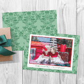 Feestelijke Kerst Ananas Ornamenten Foto Feestdagenkaart