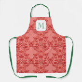 Feestelijke Kerst Ananas Ornamenten Patroon Schort (Voorkant)