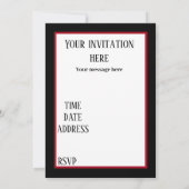 Feestelijke kerst art deco dame kaart (Achterkant)