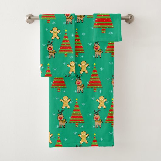 feestelijke kerst bad handdoek (Insitu)