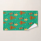 feestelijke kerst bad handdoek (Handdoek)