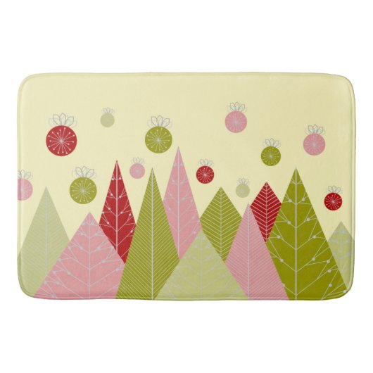 feestelijke kerst badmat (Voorkant)