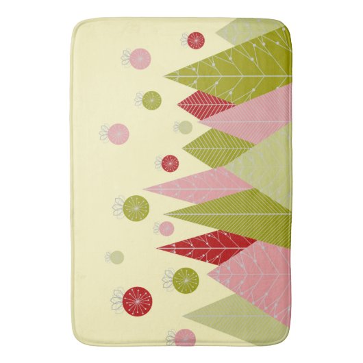 feestelijke kerst badmat (Voorkant Verticaal)