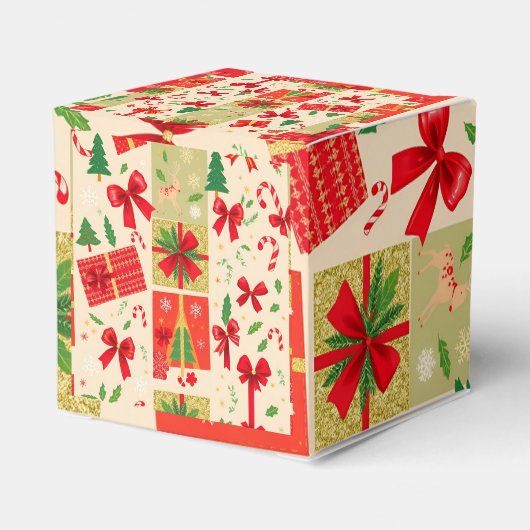 feestelijke kerst bedankdoosjes (Achterkant)