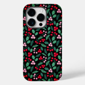 Feestelijke kerst Berry Delight naadloos patroon Case-Mate iPhone Case (Achterkant)
