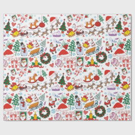 Feestelijke Kerst Cadeaupapier