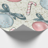 feestelijke kerst cadeaupapier (Hoek)