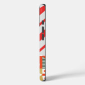 feestelijke kerst Case-Mate iPhone case (Achterkant / Links)