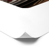 Feestelijke Kerst Centerpiece met open haard Poster (Hoek)